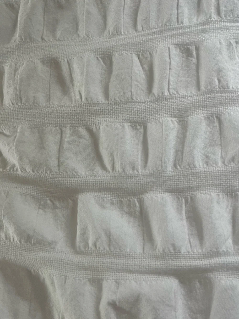 Matouk White Textured Cotton Coverlet